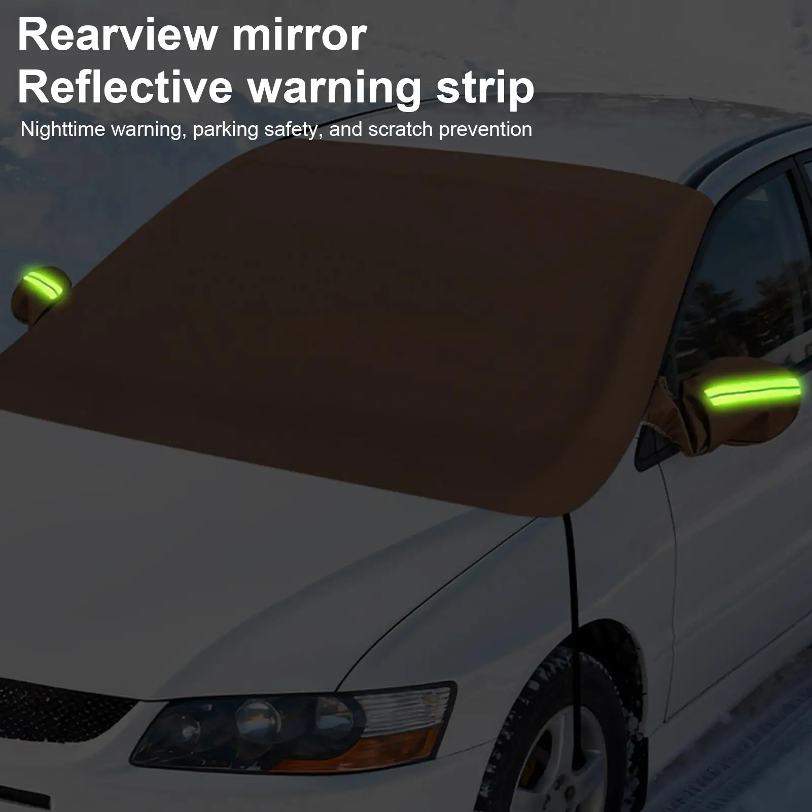 

Лобовое стекло, снежный чехол из искусственной кожи, ветрозащитный, водонепроницаемый, автомобильные аксессуары, лобовое стекло, снежный и ледяной чехол для седанов, зима, лето