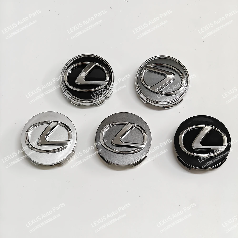 4 stücke 62mm Radnabe Center Caps Für Lexus Abzeichen Abdeckung Radkappen für NX200T ES200 ES350 IS300 RX240 GS450h LS500h Auto Zubehör