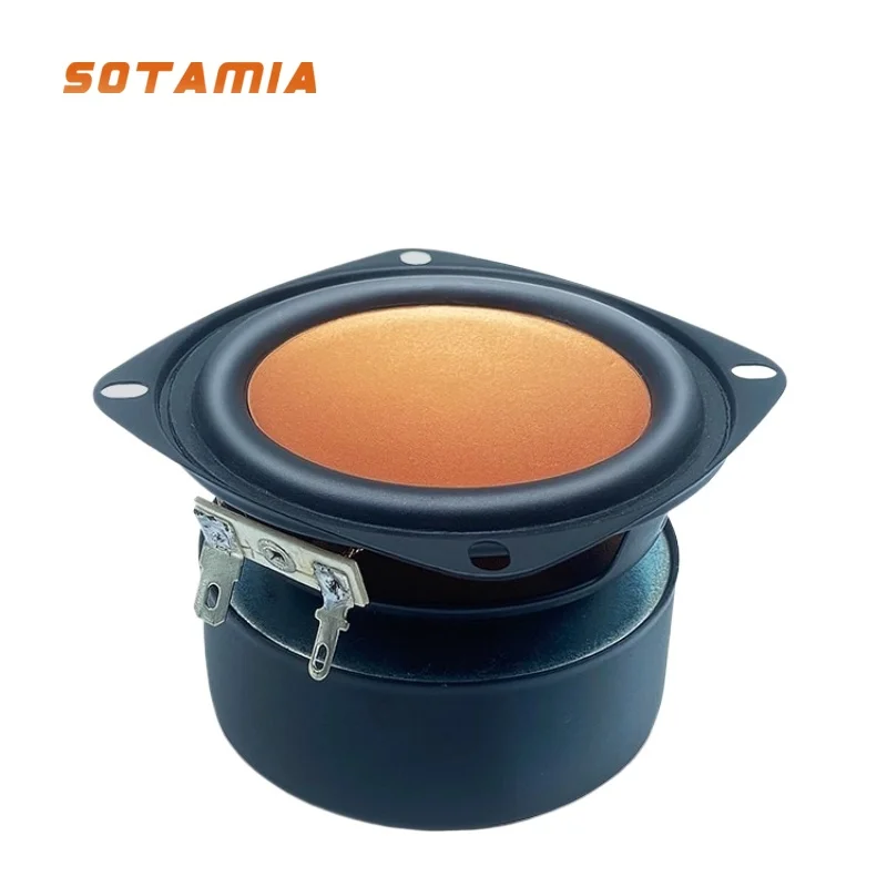

SOTAMIA 1 шт. 3-дюймовый сабвуфер сабвуфер PP деревянная целлюлоза бумажный умывальник резиновый край лихорадки домашний динамик среднего баса HIFI сабвуфер