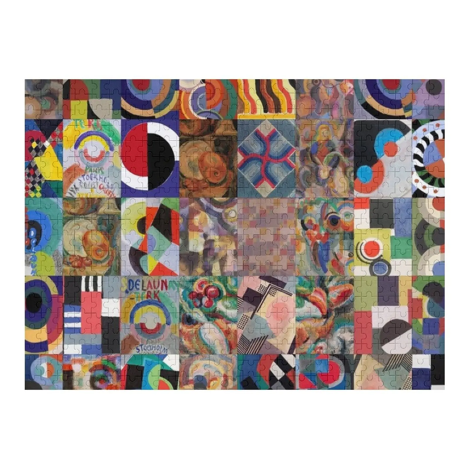 

Sonia Delaunay Пазл из дерева для взрослых, подарок на заказ, персонализированный пазл с изображением