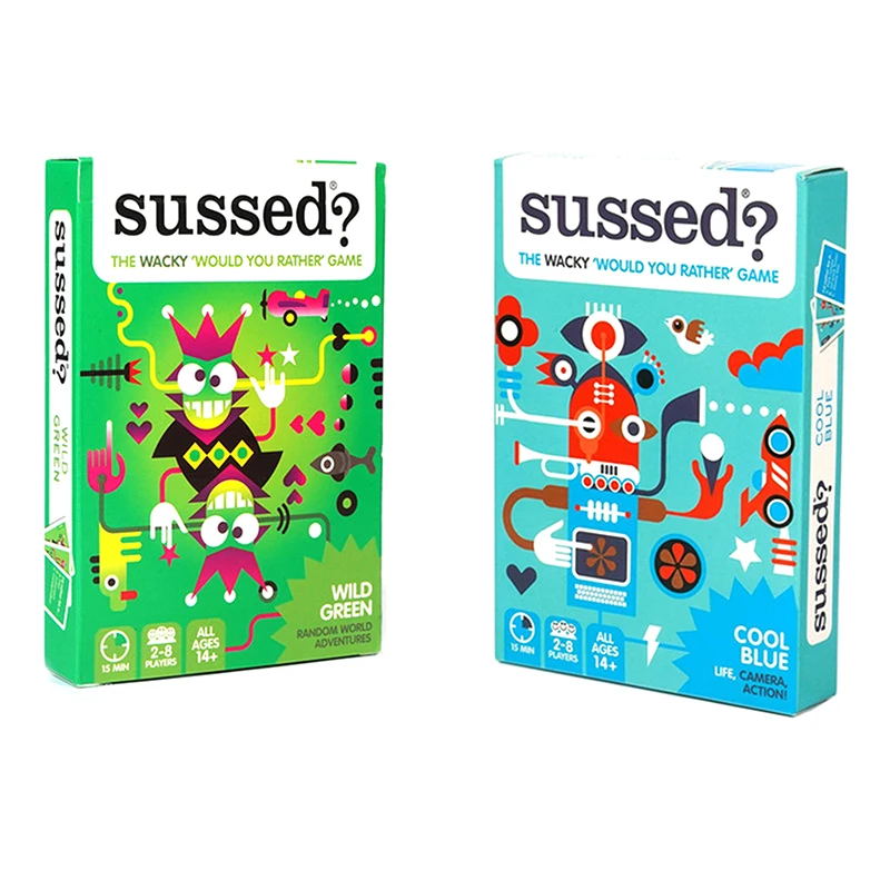 

Sussed The Wacky «What Would You Do Reklam Карточная игра Чулок для детей и взрослых — отличная игра для начинающих разговоров