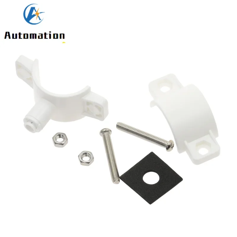 RO 40mm Drain Waste Water Pipe Clamp Saddle Valve Clips 1/4\