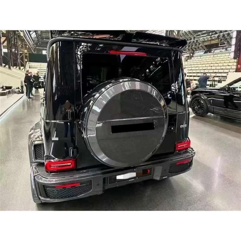 

For Mercedes-Benz G-Class W465 G500 G550 G63 High Quality B Style Dry Carbon Fiber Spare Tire Cover