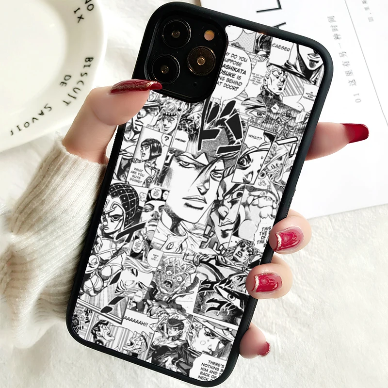 5 5S SE 2020 Phone Cover Case for iPhone 6 6S 7 8 PLUS X XS XR 11 12 13 MINI 14 PRO MAX Rubber  Jolyne Kujo Johnny Joestar Jojo