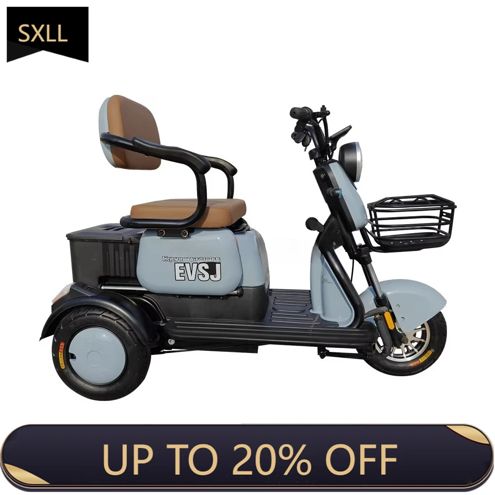 

SXLL Small mobile scooter leisure tricycle passengers get off children electric motorcycle the elderly tricycle