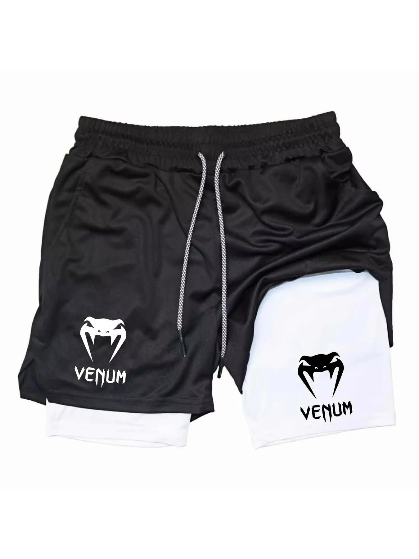 2026 Sommer-Sportshorts 2-in-1 Gym-Laufshorts für langsames Laufen, Freizeit-Sportbekleidung, Fitness-Doppellagen-Shorts – Detail 2
