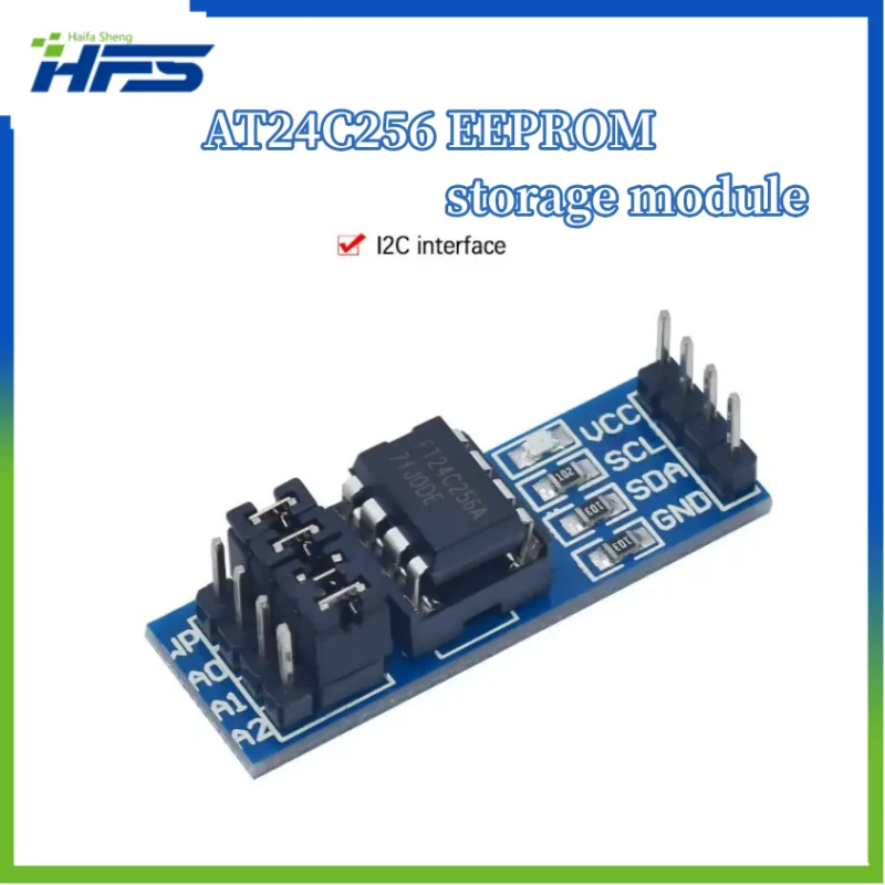 Новый модуль памяти EEPROM AT24C256 24C02 24C04 24C256 интерфейс I2C