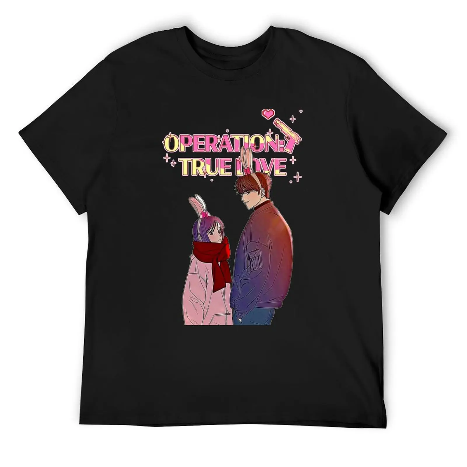 التشغيل: الحب الحقيقي - Su-ae Shim & Eunhyeok Go تي شيرت بلوزة الصيف بلايز عيد الحب بوتيك الملابس مصمم تي شيرت الرجال