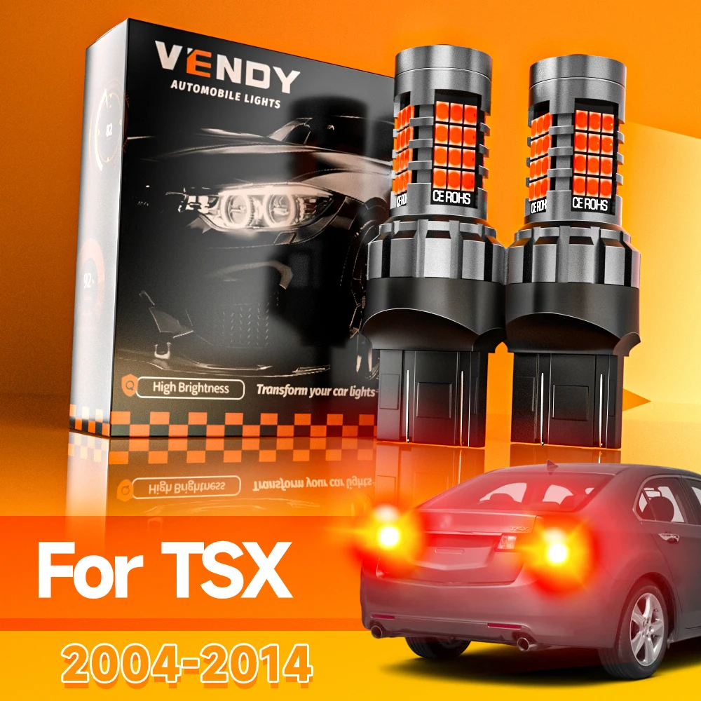 2 uds para Acura TSX 2004-2014 luz de freno LED 2005 2006 2007 2008 2009 2010 2011 2012 2013 accesorios Canbus