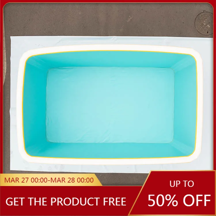 Factory OEM 3x2x0.9m Drop‑Stitch Inflatable Swimming Pool Portable Durable Outdoor Pool for Kids & Adults