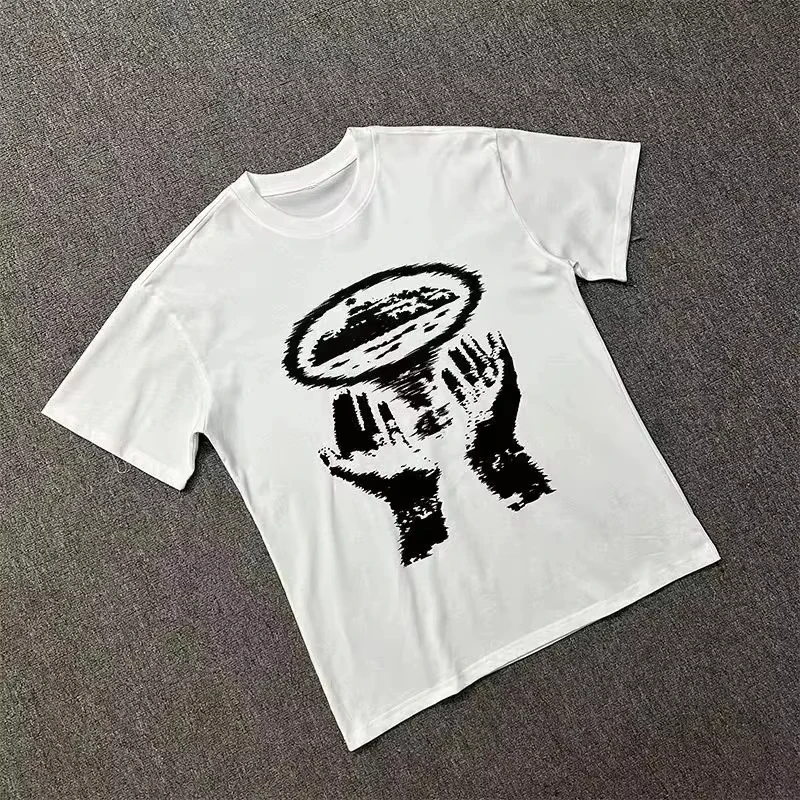 2026 Men's T-shirt - Street Fashion Clothing Leader Style Retro Oversized Design Suitable for Both Men and Women