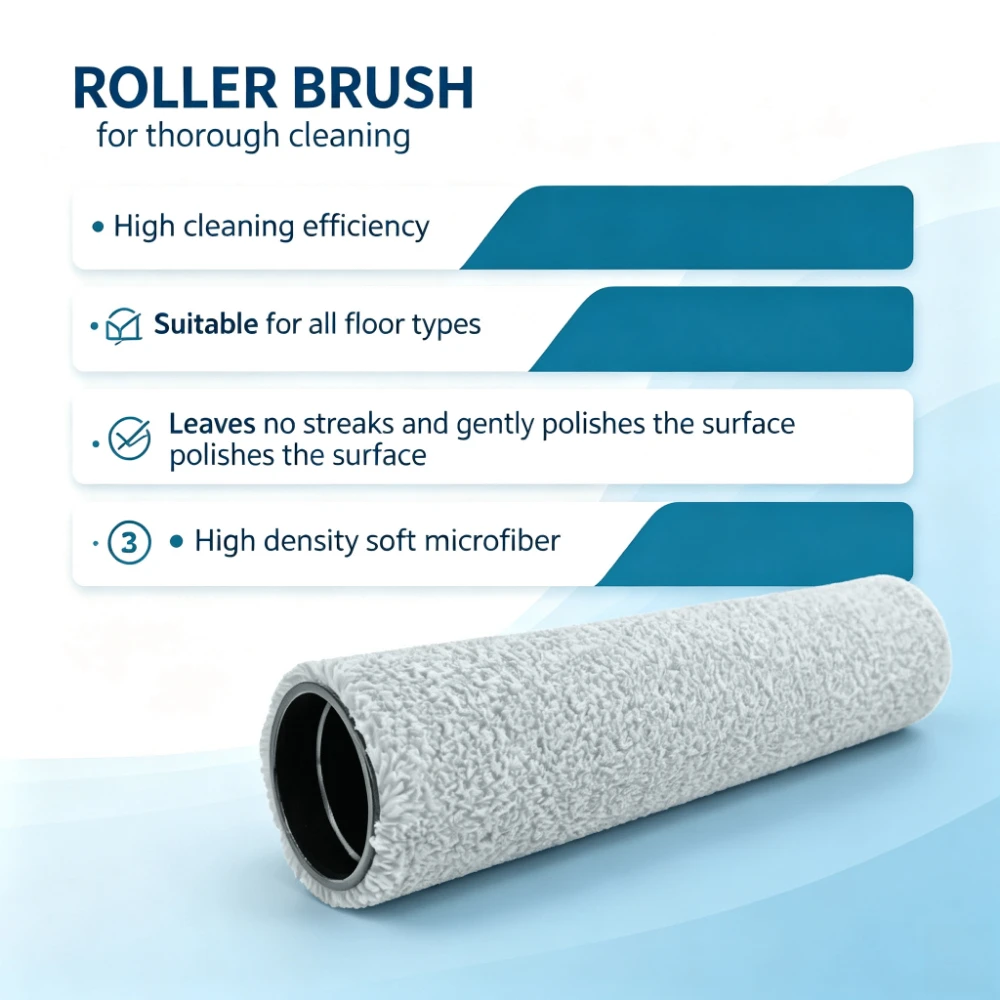 Roller Brush and HEPA Filter Replacement Kit For Roborock F25 RT F25 LT F25 ALT F25 ACE Wet Dry Vacuum Cleaner Accessories