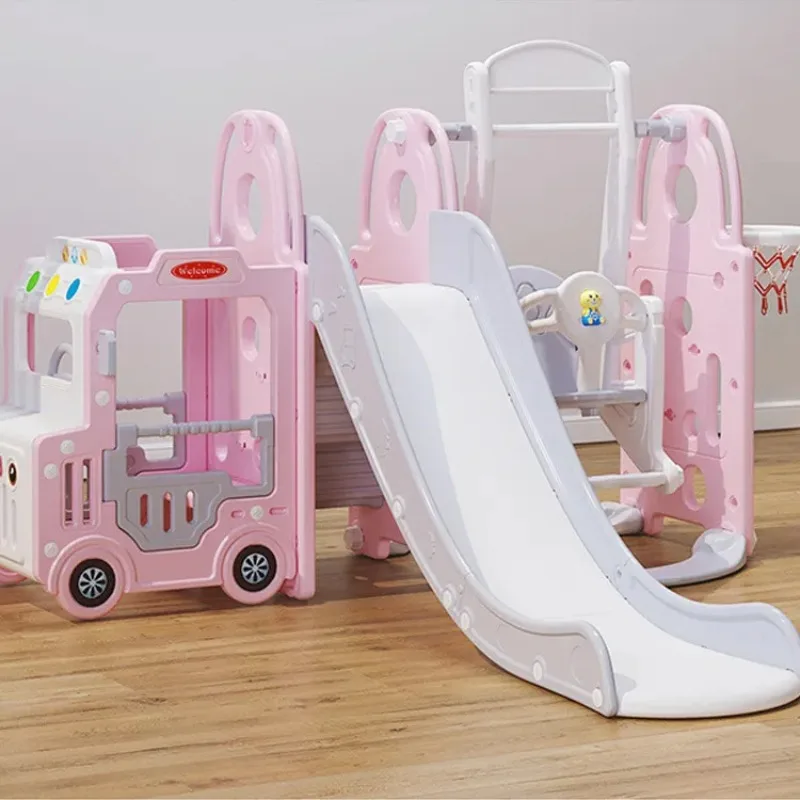 

High Quality 3 in 1 Mini Baby Toddler Kids Toy Plastic Indoor Slide Playground Amusement Park