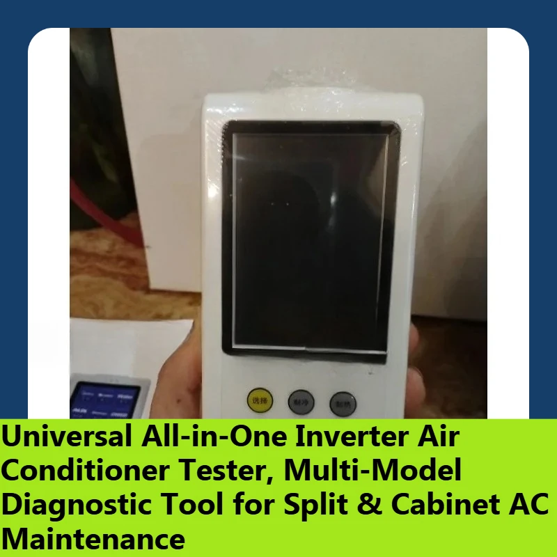 Multi‑Purpose Inverter AC Diagnostic Tester, All‑in‑One Repair Tool for Split‑Type and Cabinet Air Conditioners