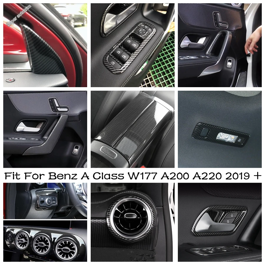 

Middle AC Air Outlet Vent / Door Armrest Panel / Window Lift Cover Trim Accessories For Benz A Class W177 A200 A220 2019 - 2024