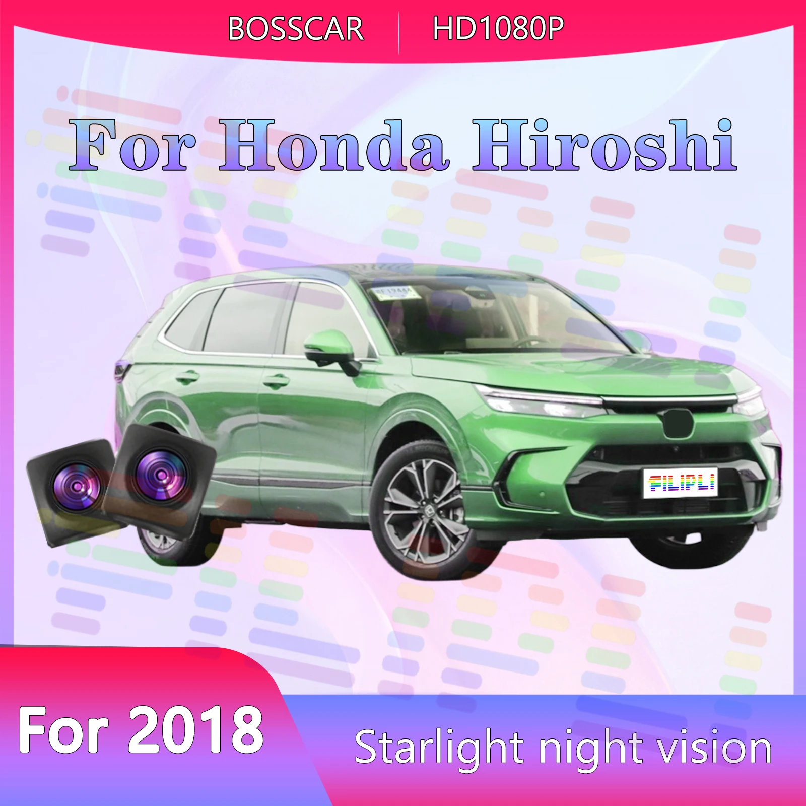 

BOSSCAR For Honda Hiroshi For 2018 Car HD Night Vision Rear View Camera - Car Vehicle Backup Camera for Vehicle Parking System