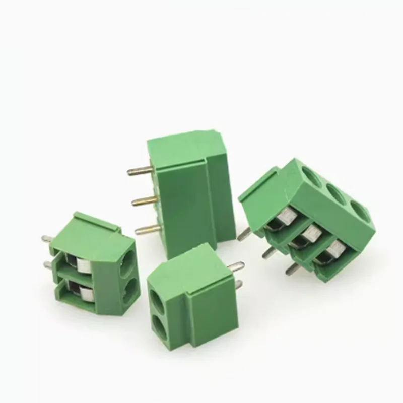 10pcs KF126 5.0mm KF126-2P KF126-3P 2P 3P Straight Pin PCB Screw Terminal Block Connector 250V 8A