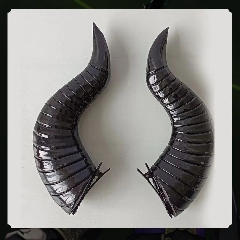 Malleus Cosplay rogi klips do włosów nakrycia głowy ozdoby rekwizyty do Cosplay akcesoria