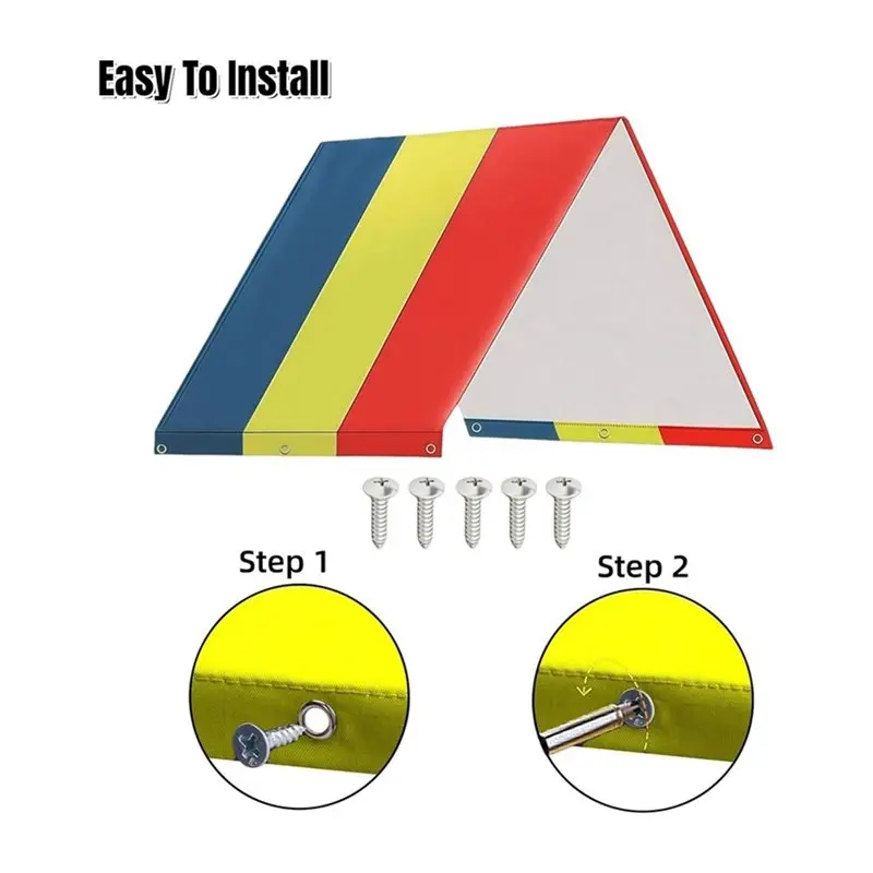 [NEW!ABKG】 Swing Set Replacement Tarp Playground Roof Canopy Sunshade Outdoor Sunshade Cover