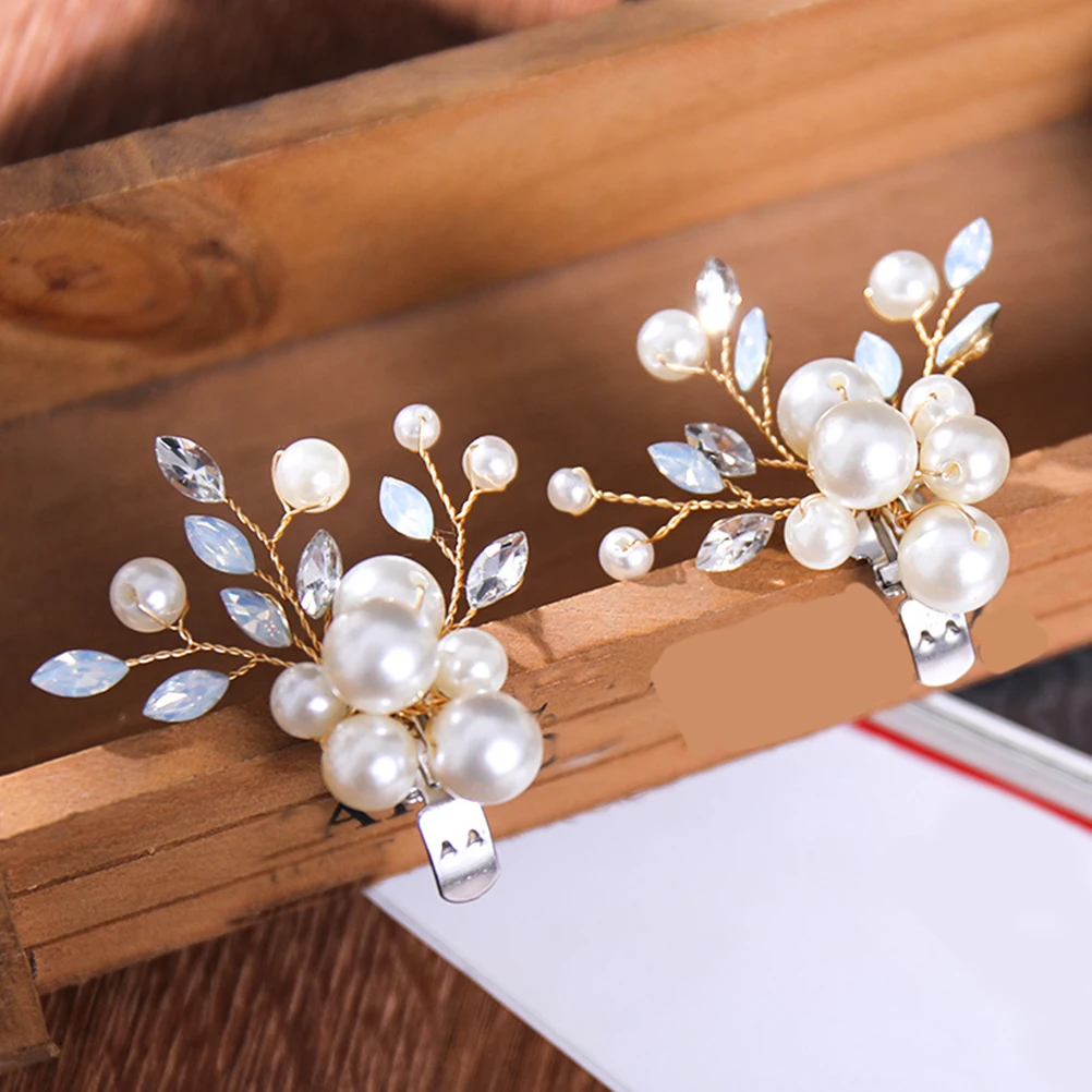 

Rhinestone Pearl Shoe Buckle Clips Decoration Wedding Embellishments Abs High-heeled Decorations Shoes Accessories