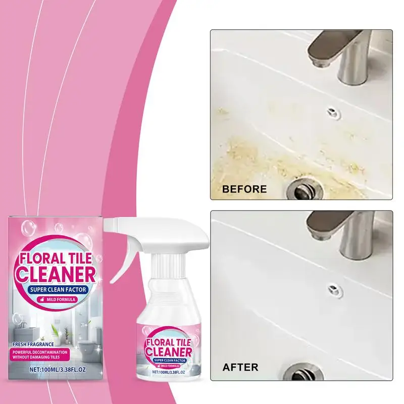 Floral Toilet Cleaner Floral Toilet Fighter Spray Effective Toilet Deodorizer Long-lasting Toilet Fighter Spray 100ml For