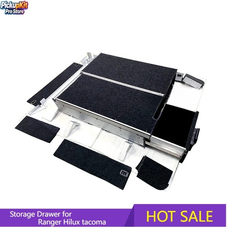 

Benext Pickup Steel Truck Bed Tool Storage Box with Drawers for Ranger Hilux tacoma Drawer