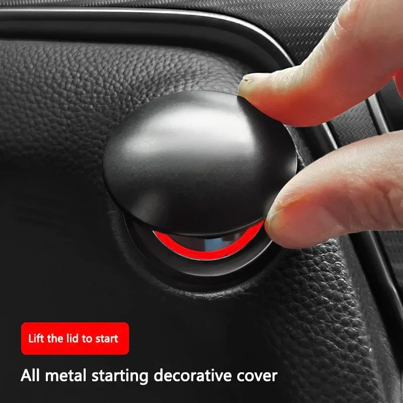 سيارة بدون مفتاح بنقرة واحدة بدء إيقاف الضغط على زر المحرك مفتاح إشعال لفورد ST Focus x 2 3 Kuga FIESTA MONDEO STLine