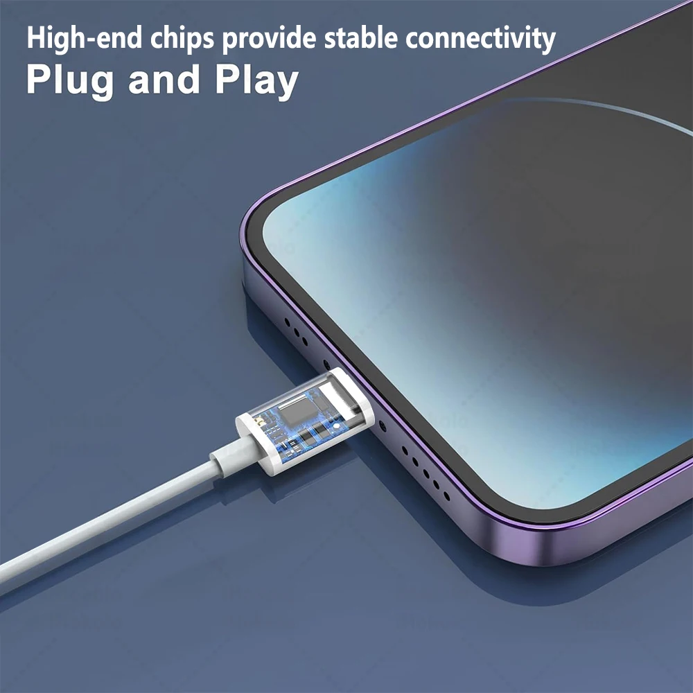 سماعات أذن سلكية أصلية لهاتف آيفون 17 16 15 برو ماكس سماعات أذن 14 13 12 لملحقات سماعات سامسونج وشاومي #3