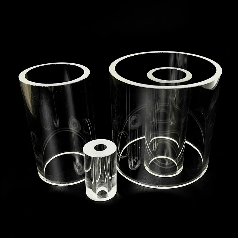 High Borosilicate Glass Column Chemical Pipeline Boiler Sight Glass Tube Pipe Viewing Cup OD15-8mm