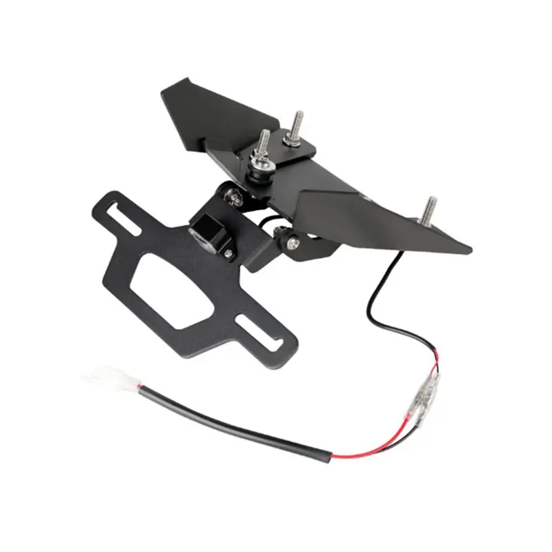 

Motorcycle License Plate Holder For Kawasaki NINJA 250R EX250R 2008-2012 Rear Tail Bracket LED Light Fender Eliminator