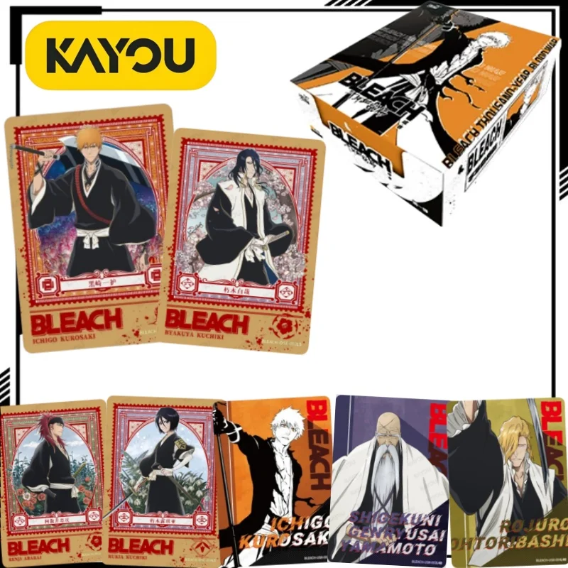 Tarjeta Coleccionable Oficial KAYOU de BLEACH: Thousand-Year Blood War, Tarjeta de Kurosaki Ichigo, Mercancía de Anime, Juguete de Moda