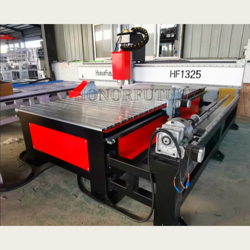 Factory Price 1325 1530 6090 4 Axis Side Rotary Axis Aluminum Wood Furniture CNC Router 3D Making Milling Cutting Tools for Sale
