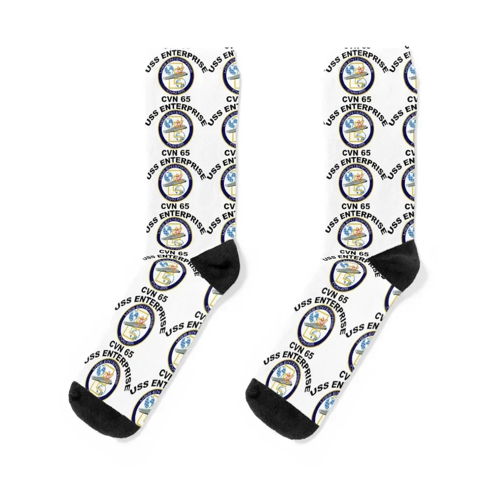 USS Enterprise (CVN-65) Socks Wholesale Stockings man funny gift tennis Socks Girl Men's