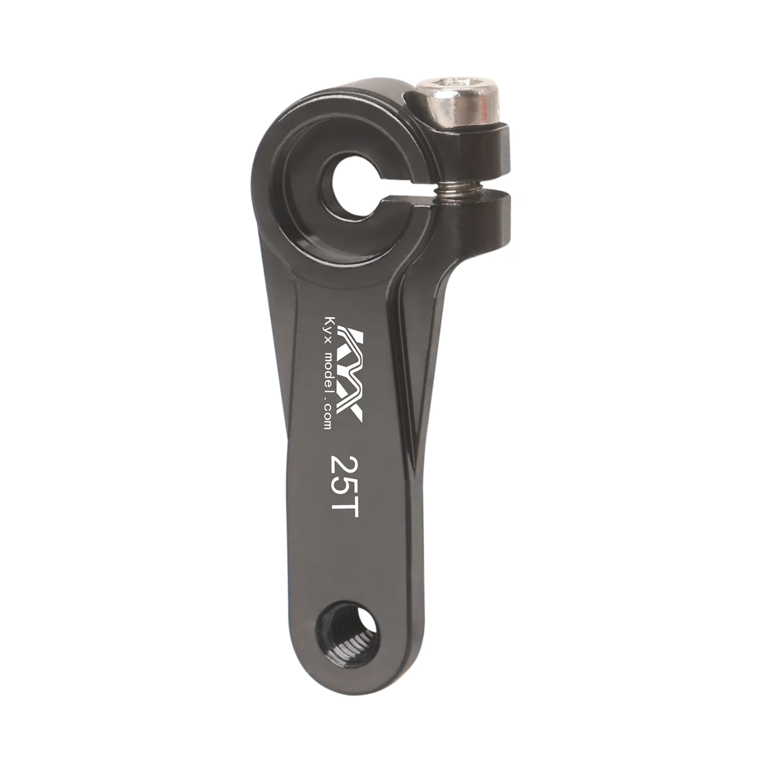 

KYX Racing Aluminum Front Servo Arm Servo Horn 25T Upgrades Parts Accessories for 1/8 RC Truck Car Axial AXP8 Gilamon