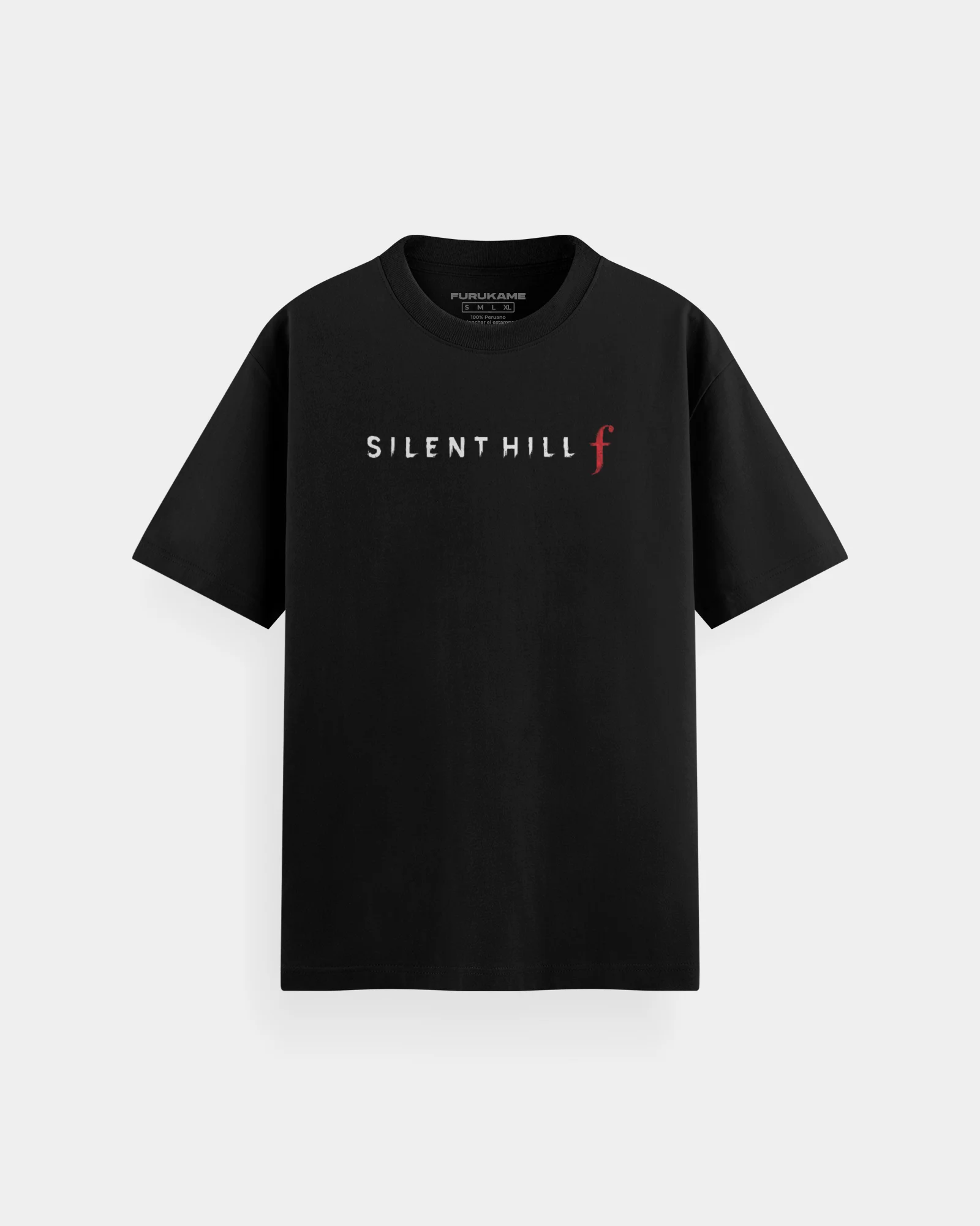 New Thriller Horror Game Silent Hill F Print T-shirt Men Oversized Street Hip Hop Y2k Heavy Cotton High Quality Male Clothes Tee
