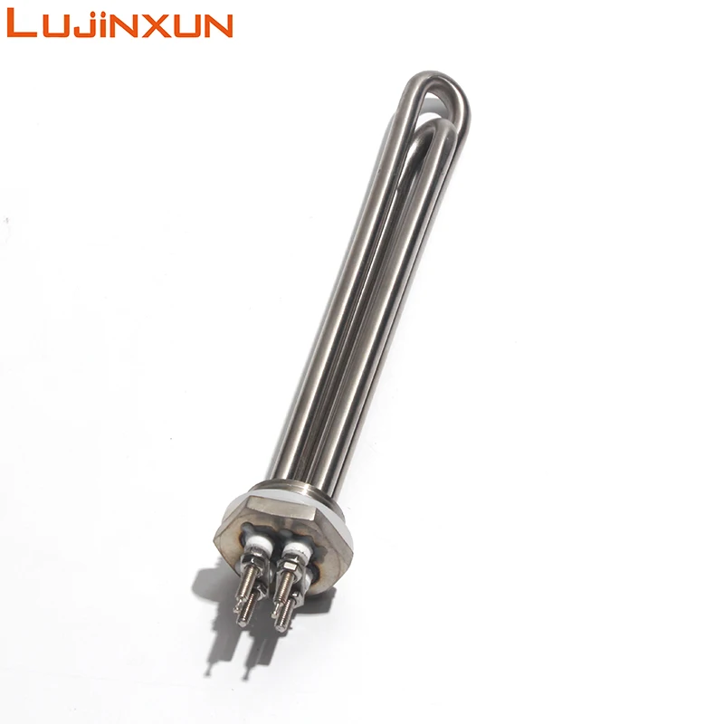 LUJINXUN 12 فولت عنصر التدفئة سخان مياه غاطس 1 بوصة BSP DN25/32 مللي متر 100 واط 200 واط 300 واط 400 واط 600 واط الشمسية أنبوبي سخان أنبوب 1 قطعة
