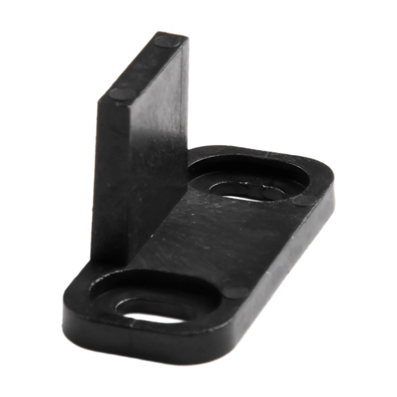 Vloergeleider Schokstoppers Schuurdeur Home Kit Kunststof Betrouwbare schuifrail met schroeven Verstelbaar Zwart Gloednieuw