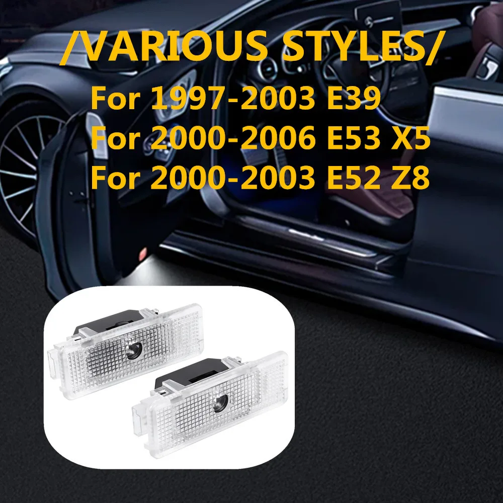 2PCS LED Auto Tür Logo Projektor Geister Schatten Willkommen Licht Zubehör Für BMW X5 E53 2000 - 2006 2001 2002 5 serie E39 Z8 E52