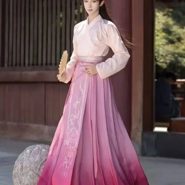 Vintage Antique Elements Hanfu Men Women Traditional Chinese Clothing Sanxingdui Robe Halloween TV Martial Wuxia Cosplay Costume view 6