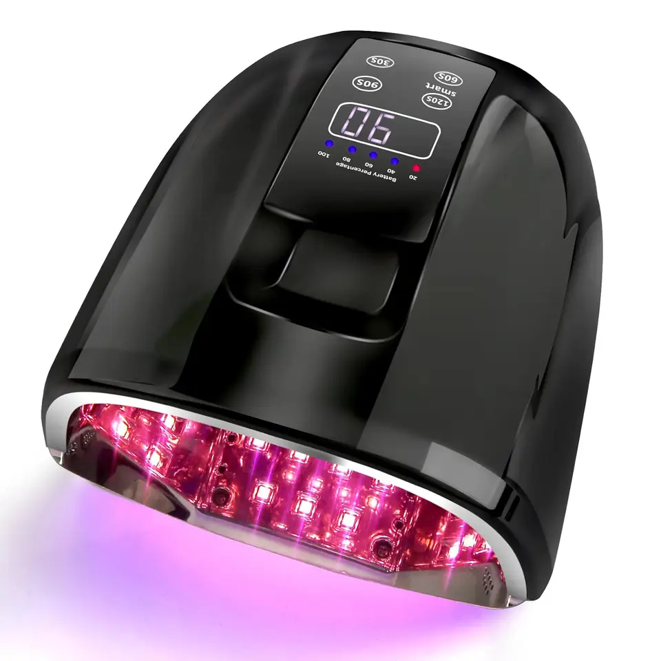 90W Wireless Rechargeable UV LED Nail Lamp