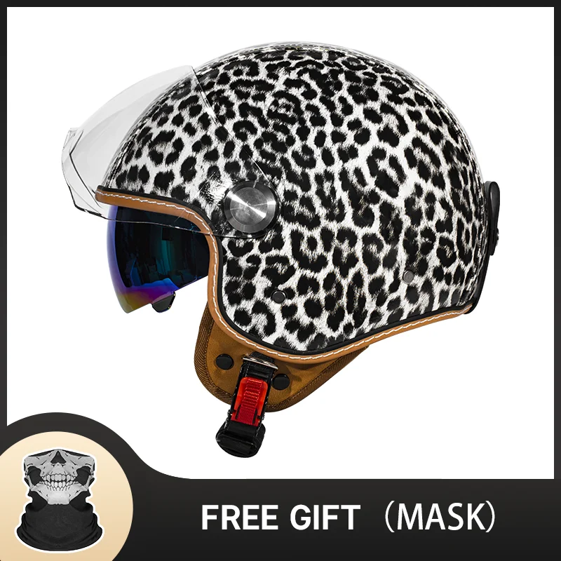 

Quiet Ride 3/4 Open Face Motorcycle Helmet DOT Certified Enhanced Riding Safety Reduced Wind Noise Unisex for Peaceful Journey