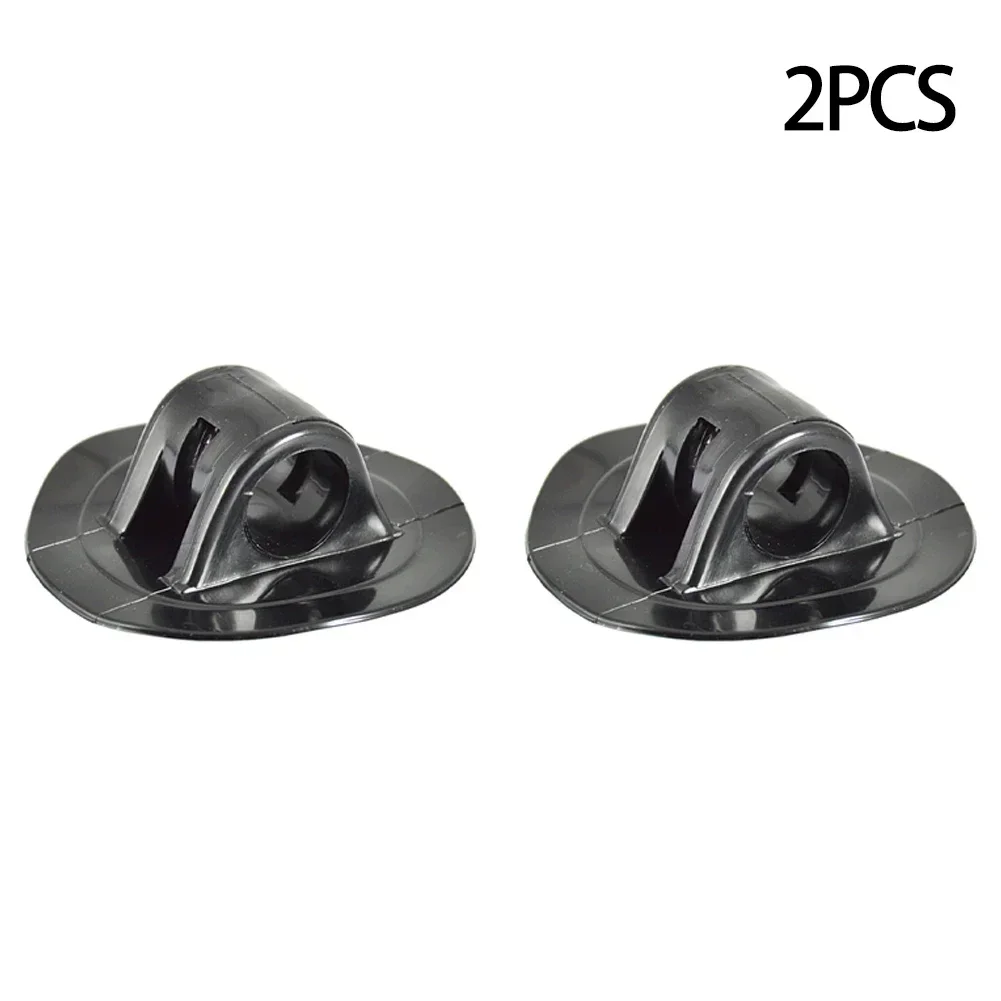 2pcs PVC Motor Mount Kayak Inflatable Boat Canoe Rubber Accessories Black Inflatable Boat Motor Bracket Fixed Hook Buckle