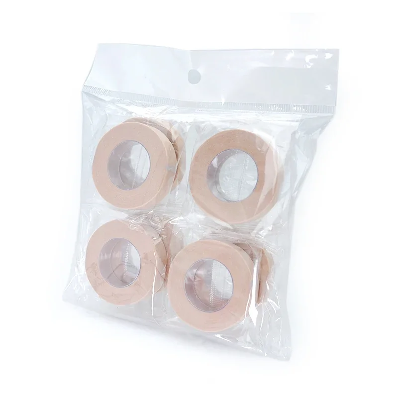 8pcs/Set Micropore Breathable Tapes Brown Skin Color Hypoallergenic Microporous Double Eyelid Sticker Wound Adhesive Bandage