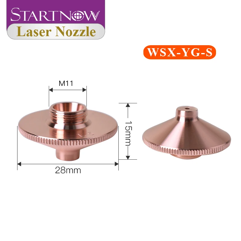 Laser Nozzles High-performance Fiber Laser Equipment Accessories For Metal Cutting Weld Processing Replace Tip Cut Spare Parts