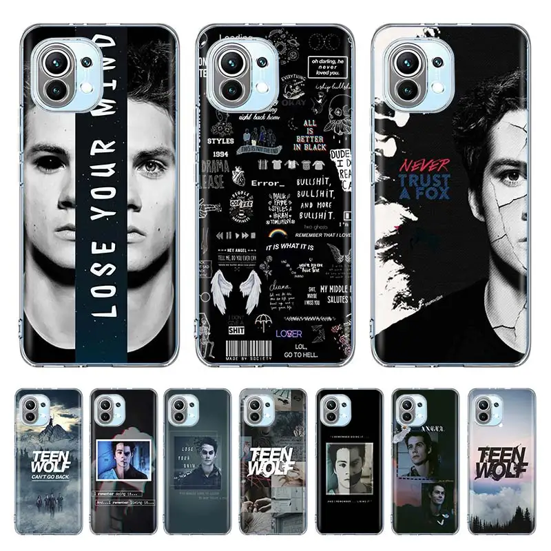 Dylan O'Brien Teen Wolf Phone Case For Xiaomi 12 12X Mi 10 11 Ultra Note 10 Lite Poco X3 NFC F3 M3 X3 Pro 9T 10T Coque Funda