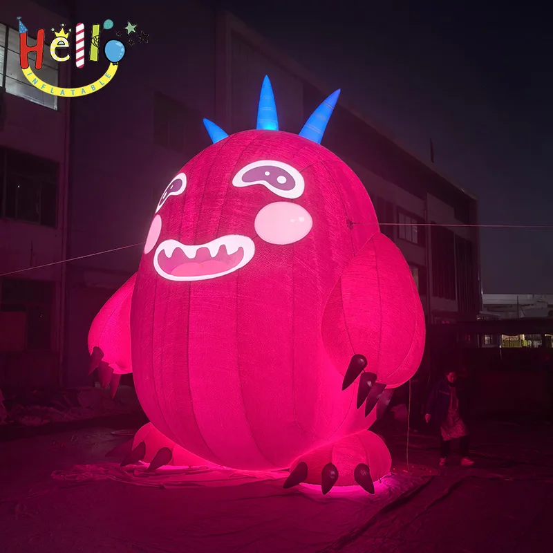 Giant Purple Inflatable Plush Mascot Costume Custom Animal Monster Character for Parade Event Promotion