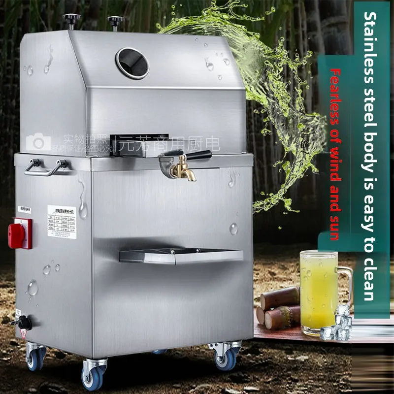 

LTT Sugarcane Juicer Commercial Stainless Steel Automatic Electric Desktop Sugarcane Machine Special Stall
