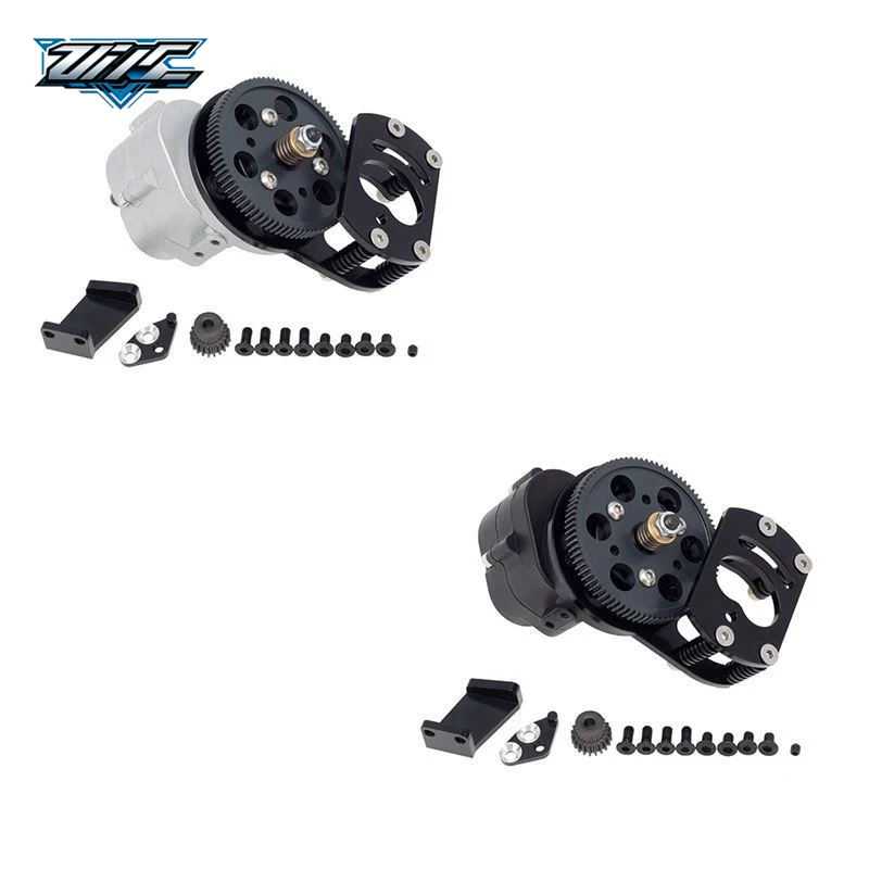 Metal R3 Single Speed Transfer Case Gearbox For 1/10 RC Crawler RC4WD Gelande II FJ40 G2 D90 D110 Defender Hobby Rock Racing