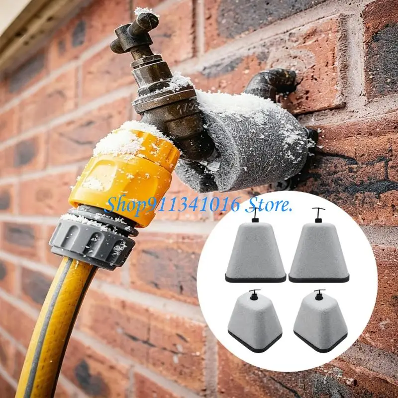  Cold-Weather Spigot Covers with Integrated Seal Pad Construction