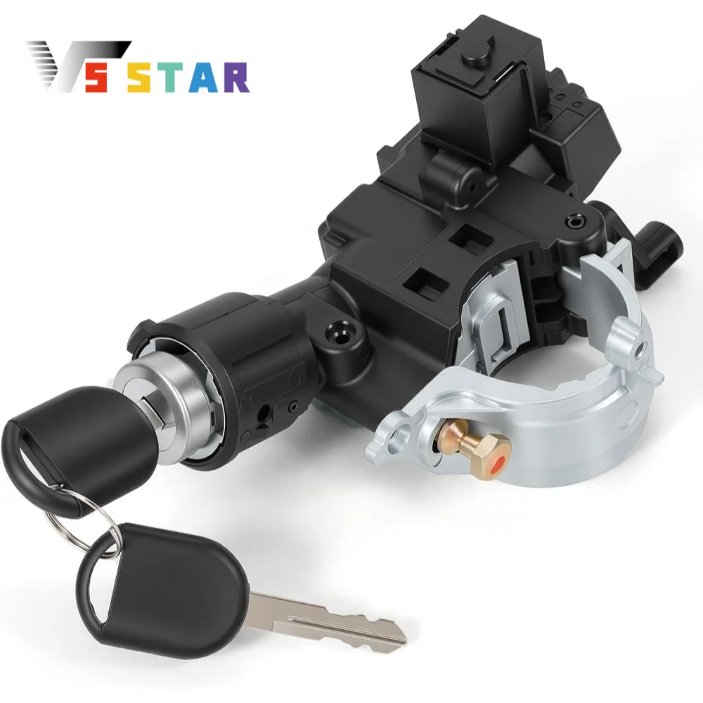 9L8Z3511A 9L8Z3511B Ignition Lock Cylinder Assembly with Chip Keys For 2008-2011 Mazda Tribute 2.3L 4-Cylinder 3.0L V6